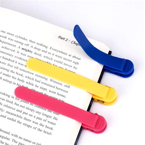 Smart Bookmark,3pcs Silicone Book Mark,Book Accessories for 